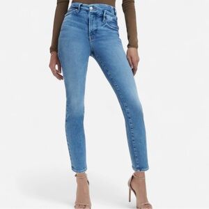 Good American Women’s Classic Crossover High Waisted Jeans Size 0/25